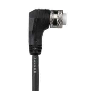 HUBBELL WIRING DEVICE-KELLEMS MIMA1512 Male Inline Plug, Dual Key, With 2 M Cable, 5 Pole | CE6WJF