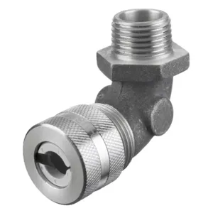 HUBBELL WIRING DEVICE-KELLEMS NHC1011 Liquid Tight Connector 3/8in. 90 Degree White | AC4AEA 2XYJ5