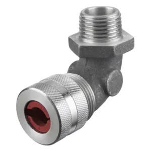 HUBBELL WIRING DEVICE-KELLEMS NHC1021 Liquid Tight Connector 1/2in. 90 Degree Red | AE3FMF 5D798