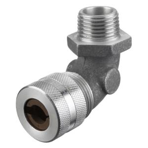 HUBBELL WIRING DEVICE-KELLEMS NHC1024 Liquid Tight Connector 1/2in. 90 Degree Brown | AE3FMJ 5D801