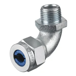 HUBBELL WIRING DEVICE-KELLEMS NHC1035ZP Liquid Tight Connector 3/4in 90 Degree Blue | AC4AEJ 2XYK4