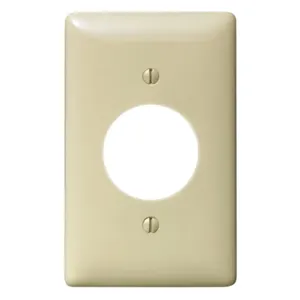 HUBBELL WIRING DEVICE-KELLEMS NP720I Wallplate, Nylon, 1-Gang, 1.60 Inch Opening, Ivory | AC3ZLK 2XVD4