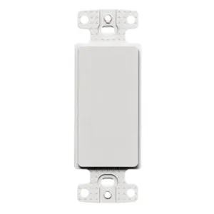 HUBBELL WIRING DEVICE-KELLEMS NS620W Plate Decorator Frame, Blank, White | CE6PLQ