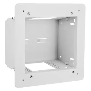 HUBBELL WIRING DEVICE-KELLEMS NSAV62M Enclosure Fptv, 2-Gang, White | CE6PXV