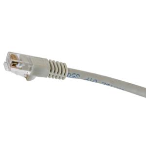 HUBBELL WIRING DEVICE-KELLEMS NSC5EW10 Patch Cord, Cat5E, Slim Style, White, 10 Ft Length | BD3PYL
