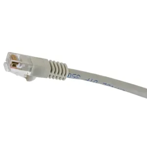 HUBBELL WIRING DEVICE-KELLEMS NSC5EW15 Patch Cord, Cat5E, Slim Style, White, 15 Ft Length | BD3QKN