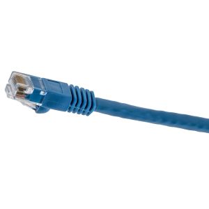 HUBBELL WIRING DEVICE-KELLEMS NSC6B15 Patch Cord, Cat6, Slim Style, Blue, 15 Ft Length | BD4EQC