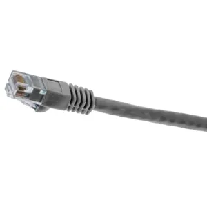 HUBBELL WIRING DEVICE-KELLEMS NSC6GY03 Patch Cord, Cat6, Slim Style, Gray, 3 Ft Length | BD3NJM