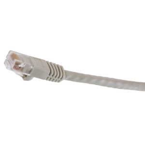 HUBBELL WIRING DEVICE-KELLEMS NSC6W10 Patch Cord, Cat6, Slim Style, White, 10 Ft Length | BD3PYP