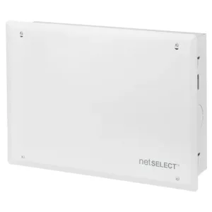 HUBBELL WIRING DEVICE-KELLEMS NSOBX10BC Cabinet, 10 Inch H, With Panel Cover, White | CE6PYT