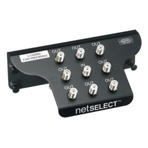 HUBBELL WIRING DEVICE-KELLEMS NSOVM82G Communication Module, 8-Way Coax, 2.3Ghz, Plastic | CE6PZY