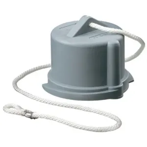 HUBBELL WIRING DEVICE-KELLEMS PC100 Closure Cap, Male, 100 A, Grey | AH2BNR 24JN97