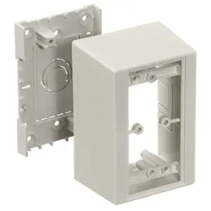 HUBBELL WIRING DEVICE-KELLEMS PDB12D Weatherproof Electrical Box, 1 Gangs, 6 Inlets, 4.9 Inch Length, 3.25 Inch Width | CJ3ULJ 24X913