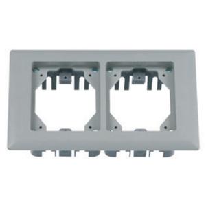 HUBBELL WIRING DEVICE-KELLEMS PFBRFGY2 Floor Box Carpet Flange Rectangular | AB9PYQ 2EMN5