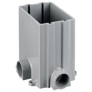 HUBBELL WIRING DEVICE-KELLEMS PFBRG1 Floor Box 1-gang Flush Rectangular Pvc | AB9PYM 2EMN2