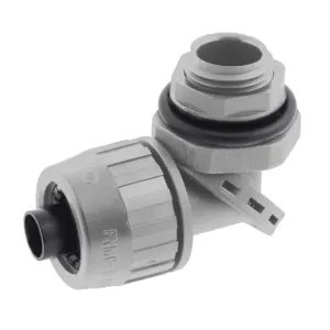 HUBBELL WIRING DEVICE-KELLEMS PS0389NGY Insulated Connector 3/8 Inch Multi-angle | AC9QQN 3JC15