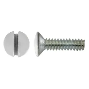 HUBBELL WIRING DEVICE-KELLEMS RA12WPK100 Replacement Screws, 1/2 Inch, White, Pack Of 100 | BD3LVA