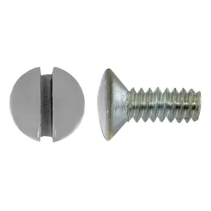 HUBBELL WIRING DEVICE-KELLEMS RA38GYPK100 Wallplate Replacement Screws, 3/8 Inch Length, Gray, Pack Of 100 | BC8PXE