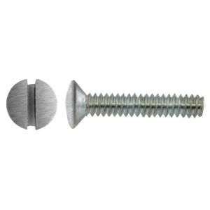 HUBBELL WIRING DEVICE-KELLEMS RA88SSPK100 Wallplate Replacement Screws, 1 Inch Length, Stainless Steel, Pack Of 100 | BC9RFJ