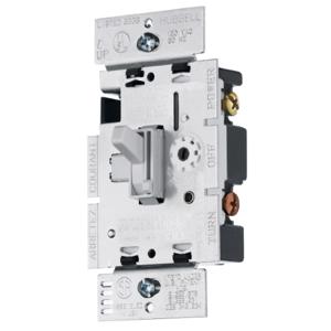 HUBBELL WIRING DEVICE-KELLEMS RAYCL153PW Dimmer Switch, Single Pole, Three Way, White | CE6RMY