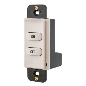 HUBBELL WIRING DEVICE-KELLEMS RCSNFLA Load Logic Room Controller Switch, On-Off, Light Almond | BD3UQT