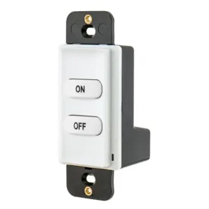 HUBBELL WIRING DEVICE-KELLEMS RCSNFW Load Logic Room Controller Switch, On-Off, White | BD4DJZ