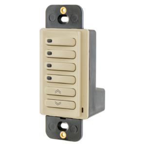 HUBBELL WIRING DEVICE-KELLEMS RCSSCI Load Logic Room Controller Switch, Scene, Ivory | BD4MJA