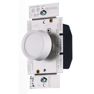 HUBBELL WIRING DEVICE-KELLEMS RD603PDK Dimmer Switch, Rotary, Three Way, 600W, 120VAC | AZ4LUY