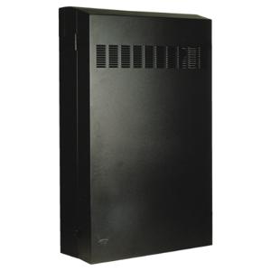 HUBBELL WIRING DEVICE-KELLEMS RE4B Wall Mount Cabinet, 32.2 H X 24.2 W X 10 Inch D, Black, Pre-Configured | CE6PXR
