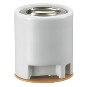 HUBBELL WIRING DEVICE-KELLEMS RL3742 Lamp Holder, 1000 W, Porcelain | CE6YCD