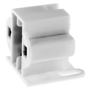 HUBBELL WIRING DEVICE-KELLEMS RL413HSM Lamp Holder, Horizontal Mount, 13 W, White | CE6YCF