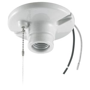 HUBBELL WIRING DEVICE-KELLEMS RL8816 Lampenfassung, Zugkette, 600 W, Kunststoff | CE6YCX
