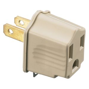 HUBBELL WIRING DEVICE-KELLEMS RT200 Adapter, 15 A, Elfenbein | CE6YDK