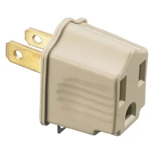 HUBBELL WIRING DEVICE-KELLEMS RT200 Adapter, 15 A, Ivory | CE6YDK