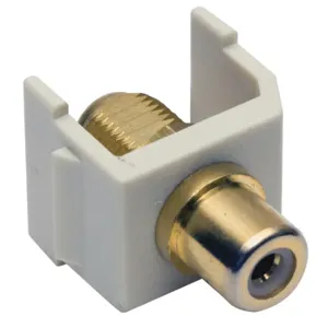 HUBBELL WIRING DEVICE-KELLEMS SFRFGOW Connector, Rca To F-Coupler, Office White | CE6NGF