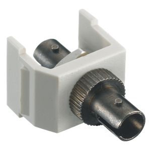 HUBBELL WIRING DEVICE-KELLEMS SFSTSOW Connector, Black, Zirconia Ceramic, Office White | BB4DCT
