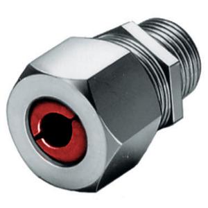 HUBBELL WIRING DEVICE-KELLEMS SHC1009SS Liquid Tight Connector 3/8 inch Red | AE3FQG 5D997