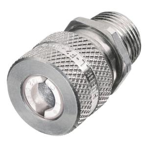 HUBBELL WIRING DEVICE-KELLEMS SHC1011 Liquid Tight Connector 3/8 inch White | AE3FKF 5D714