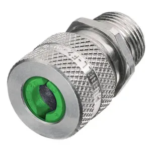 HUBBELL WIRING DEVICE-KELLEMS SHC1019 Liquid Tight Connector 1/2 inch Green | AE3FKM 5D720