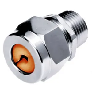 HUBBELL WIRING DEVICE-KELLEMS SHC1020ZP Liquid Tight Connector 1/2in. Orange | AC4AFB 2XYN3