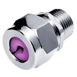 HUBBELL WIRING DEVICE-KELLEMS SHC1028ZP Liquid Tight Connector 1/2in. Orchid | AC4AFD 2XYN5