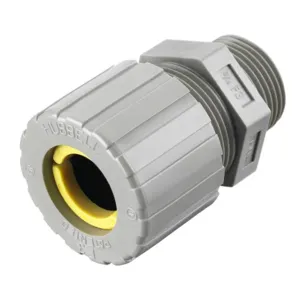 HUBBELL WIRING DEVICE-KELLEMS SHC1037CR Cord Connector, Straight, Size 3/4 Inch, Nylon | AE3FNQ 5D888