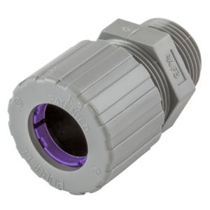 HUBBELL WIRING DEVICE-KELLEMS SHC1038CR Liquid Tight Connector 3/4in. Orchid | AE3FNR 5D889