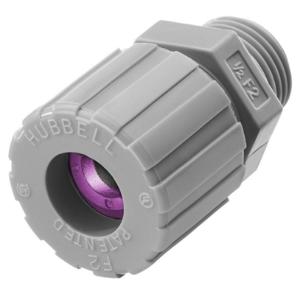 HUBBELL WIRING DEVICE-KELLEMS SHC1042CR Liquid Tight Connector 1 inch Orchid | AE3FNU 5D893