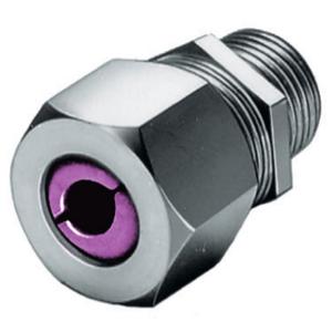 HUBBELL WIRING DEVICE-KELLEMS SHC1042SS Liquid Tight Connector 1 inch Orchid | AE8FXJ 6D015