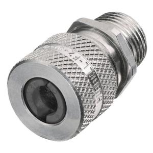 HUBBELL WIRING DEVICE-KELLEMS SHC1043 Liquid Tight Connector 1 inch Straight Gray | AE3FLF 5D741