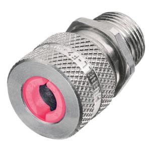 HUBBELL WIRING DEVICE-KELLEMS SHC1044 Liquid Tight Connector 1 inch Straight Pink | AE3FLG 5D742