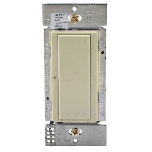 HUBBELL WIRING DEVICE-KELLEMS WLS1278I Occupancy Sensor Switch, Decorator, 8A, 120/277VAC, Ivory | AH2LRA 29RX19