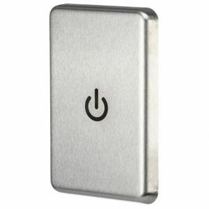 HUBBELL WSS1SS Touch-Schalter-Frontplatte, leer, Silber, 0 Auslassöffnungen, 0 Schalteröffnungen | CR4GAK 799KY6
