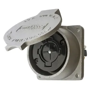 HUBBELLOCK HBL26410 Receptacle 600v 60a 3p 4w | AC8PXG 3D079